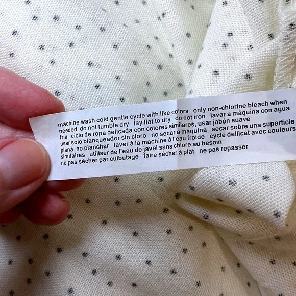 Eloquii 22/24W NWT Polka Dot Ruffle Mini Dress - Picture 8 of 8